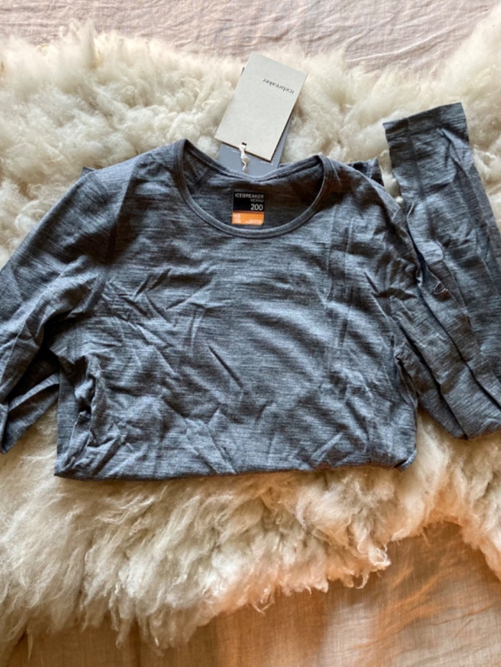 NWT Icebreaker Women's Merino Wool Baselayer Top